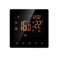 Wi-Fi умный термостат регулятор температуры приложение управление ЖК-дисплей Электрический пол цифровой термостат для дома школы