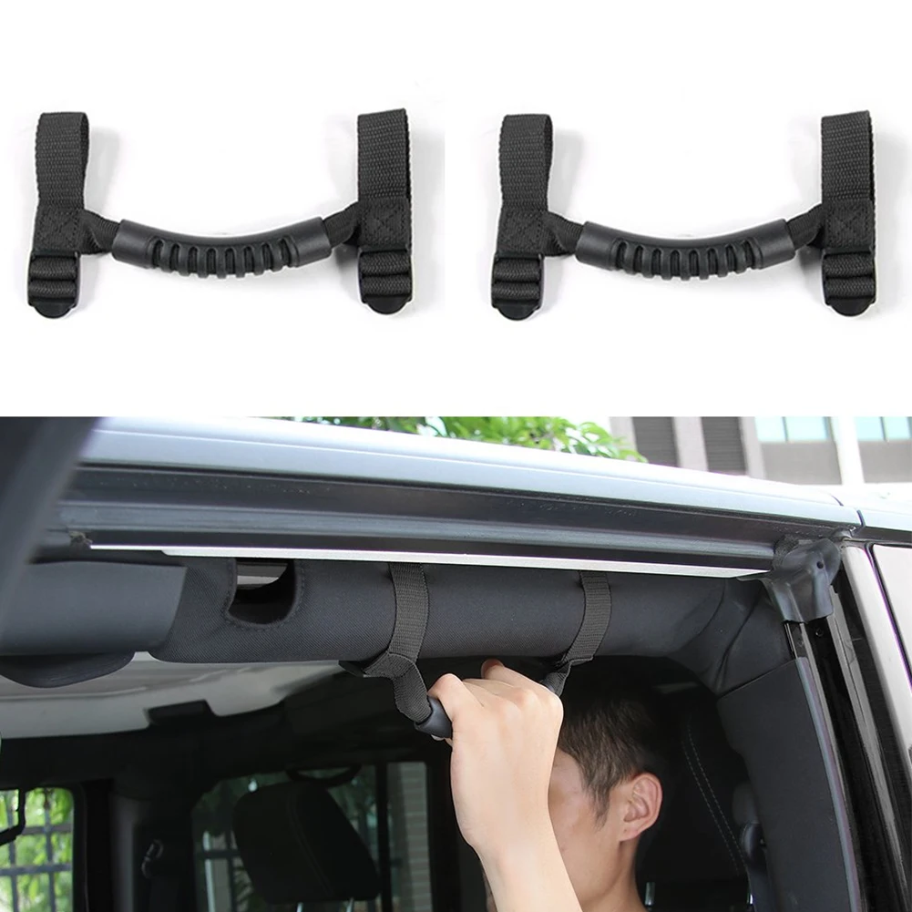 Аксессуары для автомобиля, ручка для захвата, безопасный рулон, внутренний Верхний Захват, надежный задний боковой держатель, ткань Оксфорд, авто для Wrangler JK 2007
