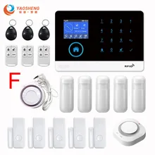 PG-103 Беспроводной Wi-Fi и GSM домашняя/Бизнес охранная противопожарная охранная сигнализация для iOS и Android APP