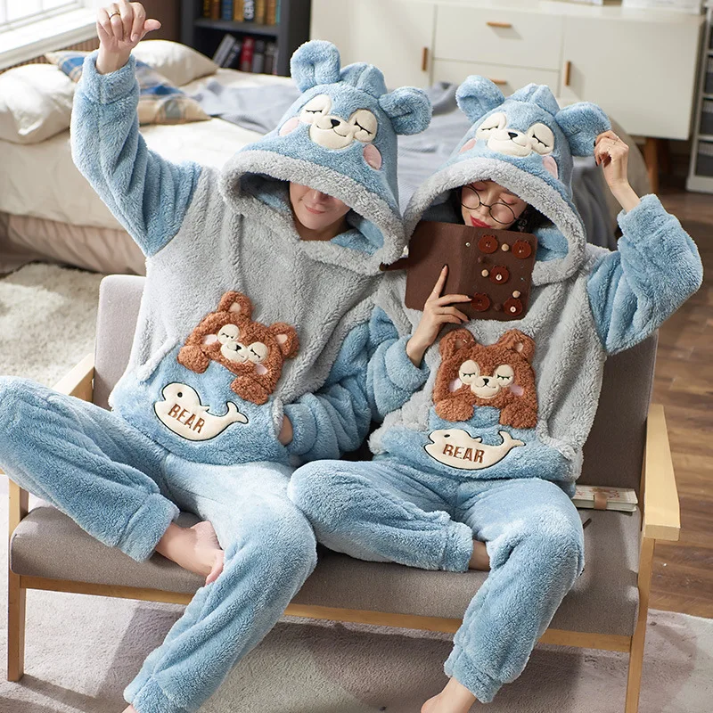 Couples Winter Pyjamas Sets