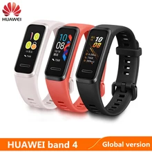 Смарт-браслет huawei Band 4, глобальная версия, фитнес-трекер, браслет с музыкальным контролем, пульсометр, монитор здоровья