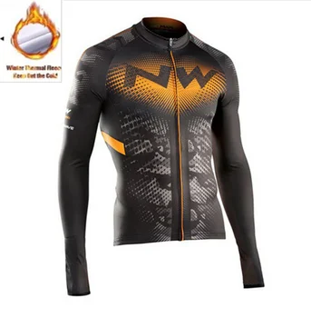 

NW 2020 Cycling Jersey Winter Thermal Fleece Bicycle Cycling Jersey Jacket Warm Winter Moutain Bike Clothing Northwave
