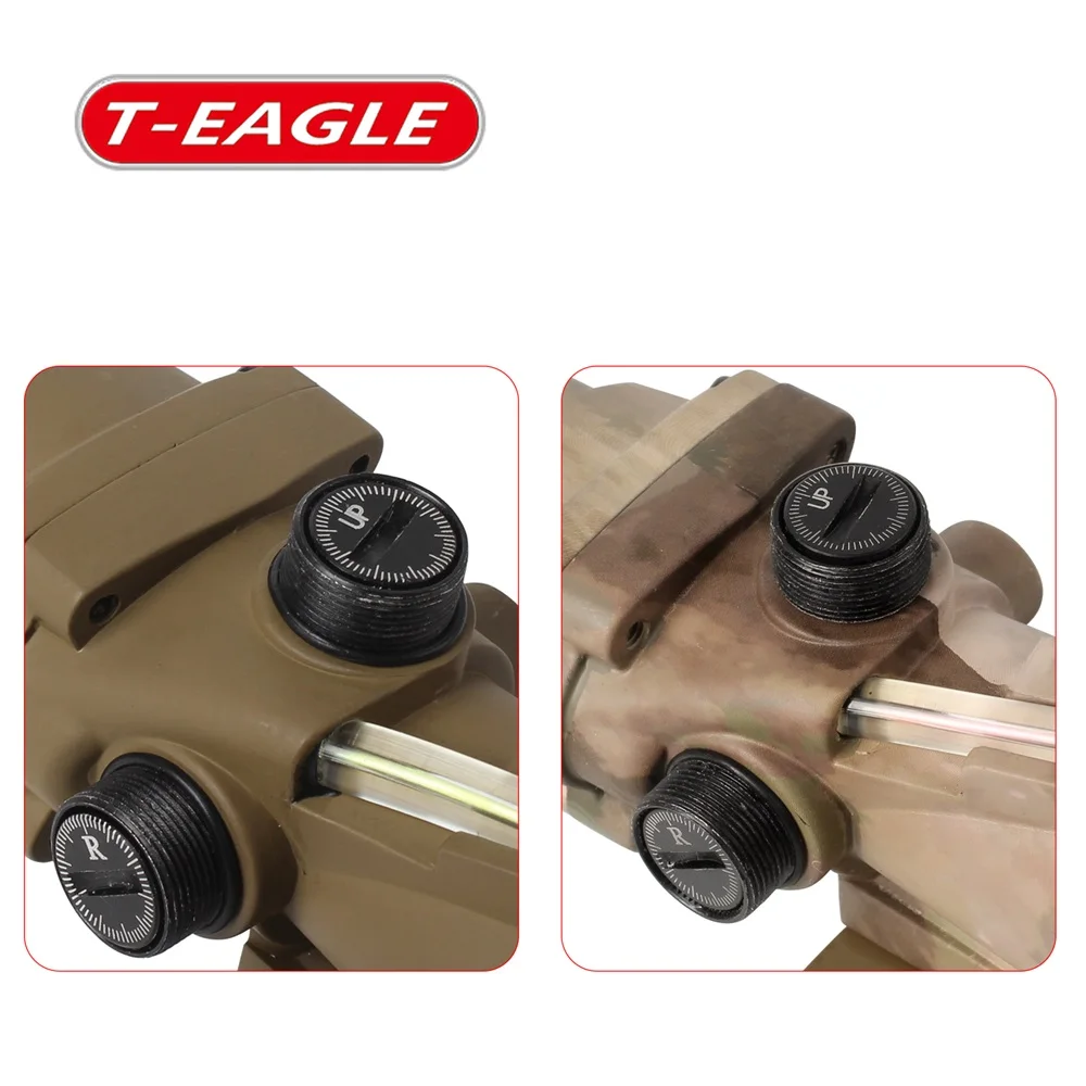 T eagle ACOG 1x32 оптический прицел Зрительная красная точка M416 сетка с 20 мм креплением