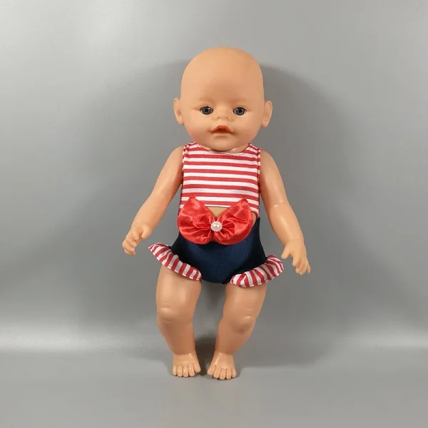 Кукольная одежда подходит для 43 см новорожденных кукол одежда аксессуары мультфильм розовый мультфильм кусок Ползания одежда - Цвет: NO 3
