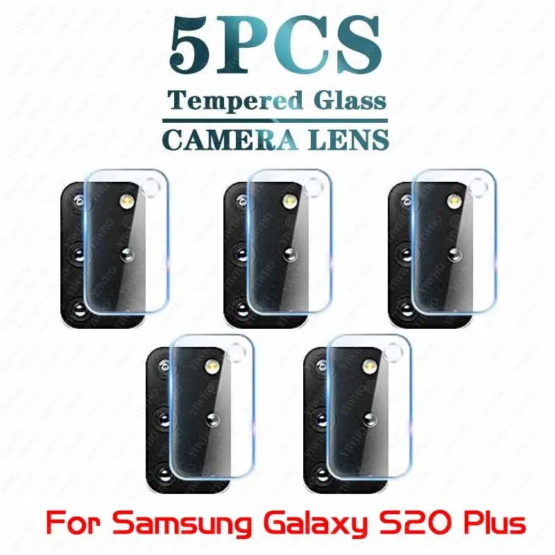 5pcs Protective Glass For Samsung Galaxy S20 FE Glass Camera Protector On For Samsung S20FE Safety Front Screen Tempered Film mobile protector Screen Protectors