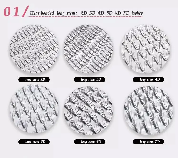Seashine короткий стержень 0,07 0,10 мм толщина предварительно сделанные объемные вентиляторы 3D 4D 5D 6D объем наращивание ресниц предварительно сделанные вентиляторы