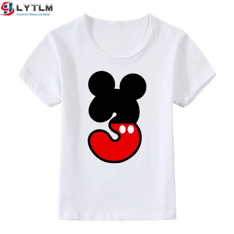 LYTLM 3rd Birthday Outift футболка с рисунком для маленьких мальчиков с днем рождения, костюмы для мальчика, футболка для малышей, милые футболки для маленьких мальчиков - Цвет: DX White