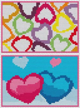 

CS881 Bank Card Protective Sheath Debit Card Bus Card Cover Craft Cross Stitch Package Card Holder Counted Card Protector Kit