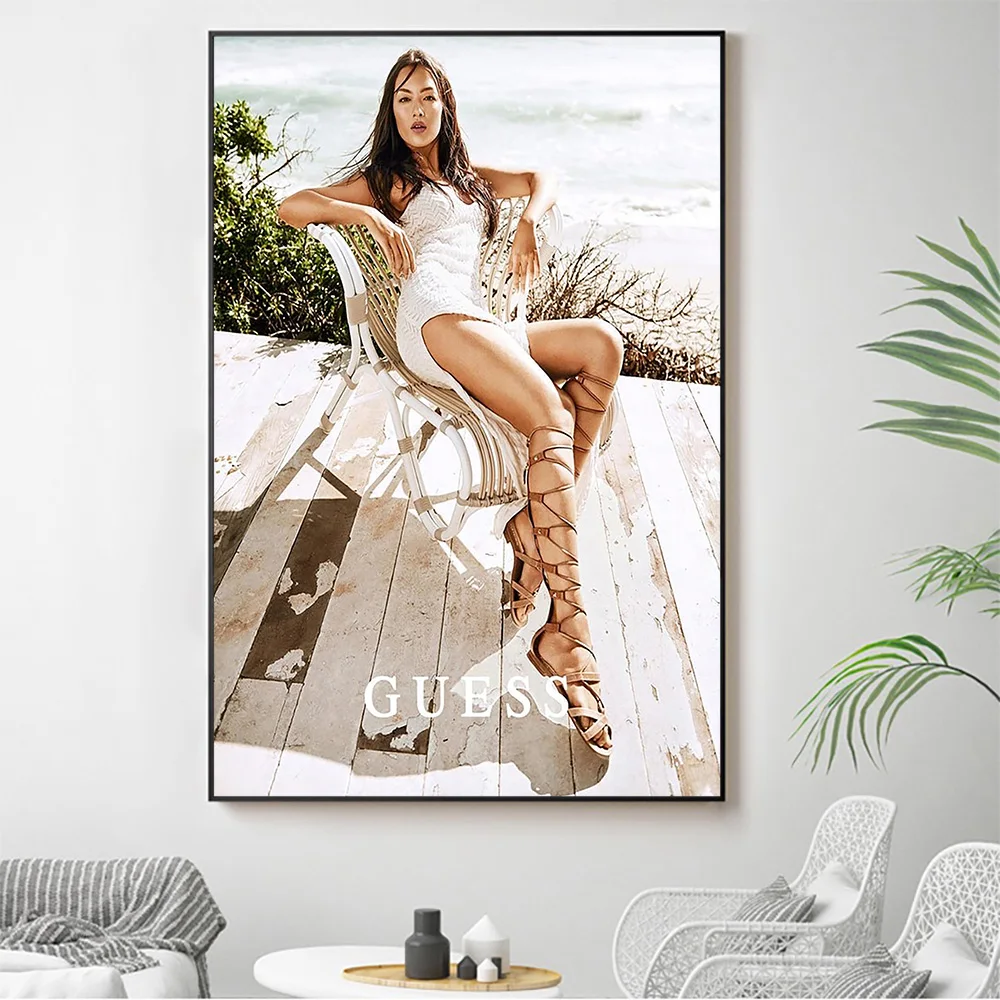 

Silk Cloth Wall Poster Mia Kang Sexy Model Star Art Home Decoration Gift