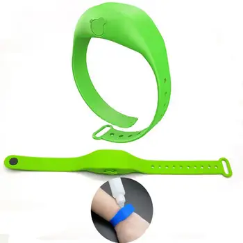 

New Hand Sanitizer Disinfectant Sub-packing Silicone Bracelet Wristband Hand Dispenser Wearable Hand Sanitizer Dispenser Pumps