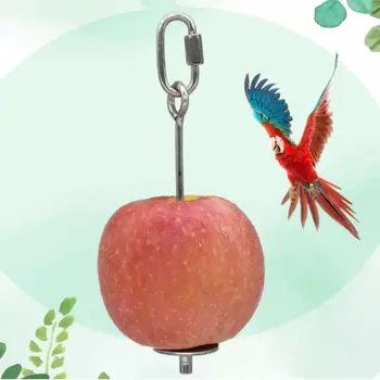 

Bird Food Holder Support Stainless Steel Parrot Fruit Vegetable Feeder Stick Toy 11UA