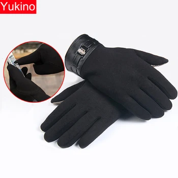 

Winter Gloves Winter Mens Full Finger Smartphone Touch Screen Cashmere Gloves Mittens handschoenen