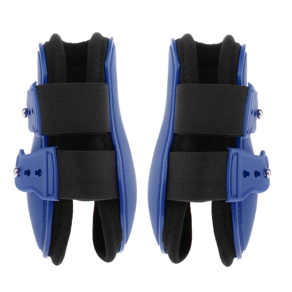 1 Pair Horse Support Boots, PU Secure Leg Protection Horse Tendon Boots Breathable Wrap, PU shell and Neoprene Lining