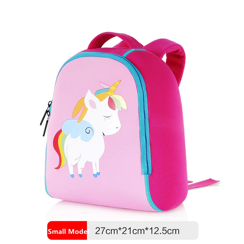 Mochila escolar de neopreno para niños y niñas, bolso escolar con dibujos de animales en 3D, a la moda, 2020|Mochilas escolares| - AliExpress
