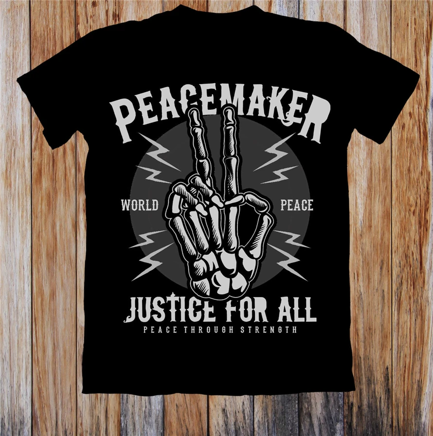 Peacemaker Justice For All футболка унисекс новые тренды | Мужская одежда