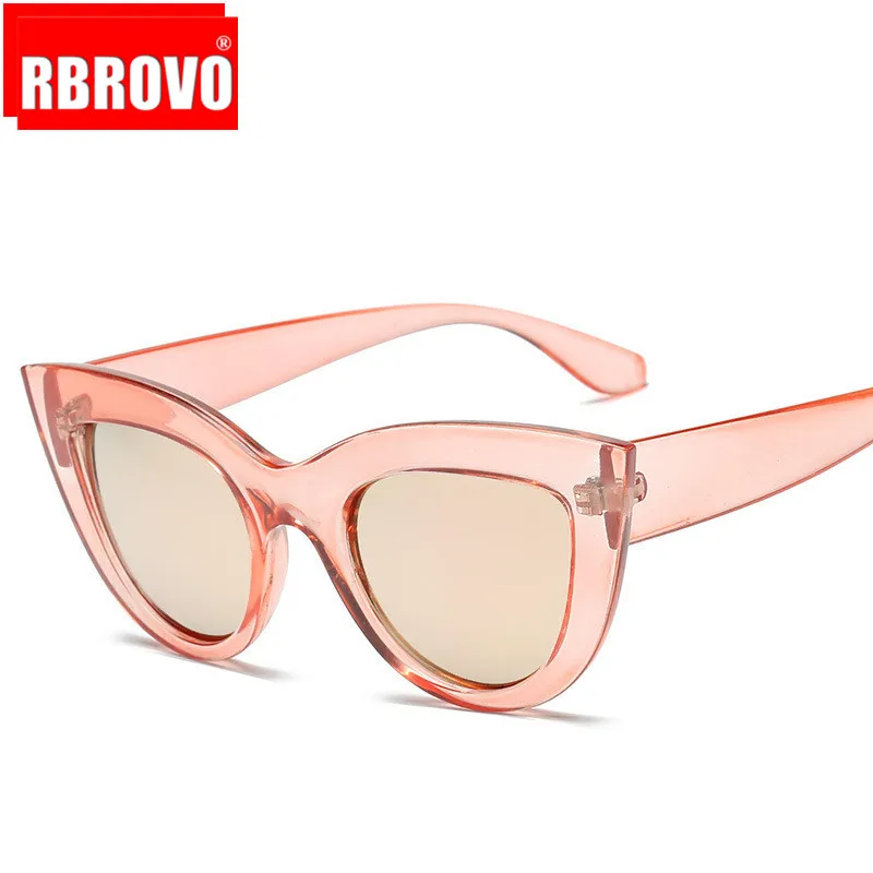RBROVO, Винтажные Солнцезащитные очки для женщин/мужчин, кошачий глаз, роскошные солнцезащитные очки, классические, для покупок, пляжные очки, Oculos De Sol, UV400
