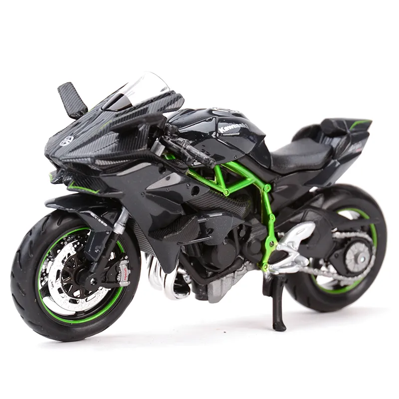Maisto 1:18 Kawasaki H2 R Ninja ZX-10R 14R 9R Z1000 Static Die Cast Vehicles Collectible Hobbies Motorcycle Model Toys