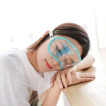 

Creative Clear PVC Cooling Sleep Eye Mask Candy Color Cartoon Cactus Watermelon Cute Breathable Ice Gel Cool Compress Blindfold