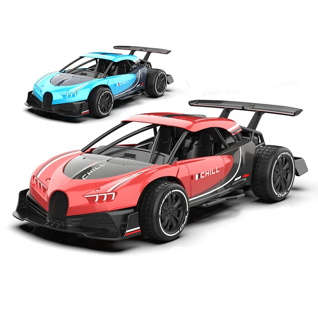 מכונית מירוץ על שלט גדולה ממתכת 4WD  1:14 - דגם בוגאטי 1