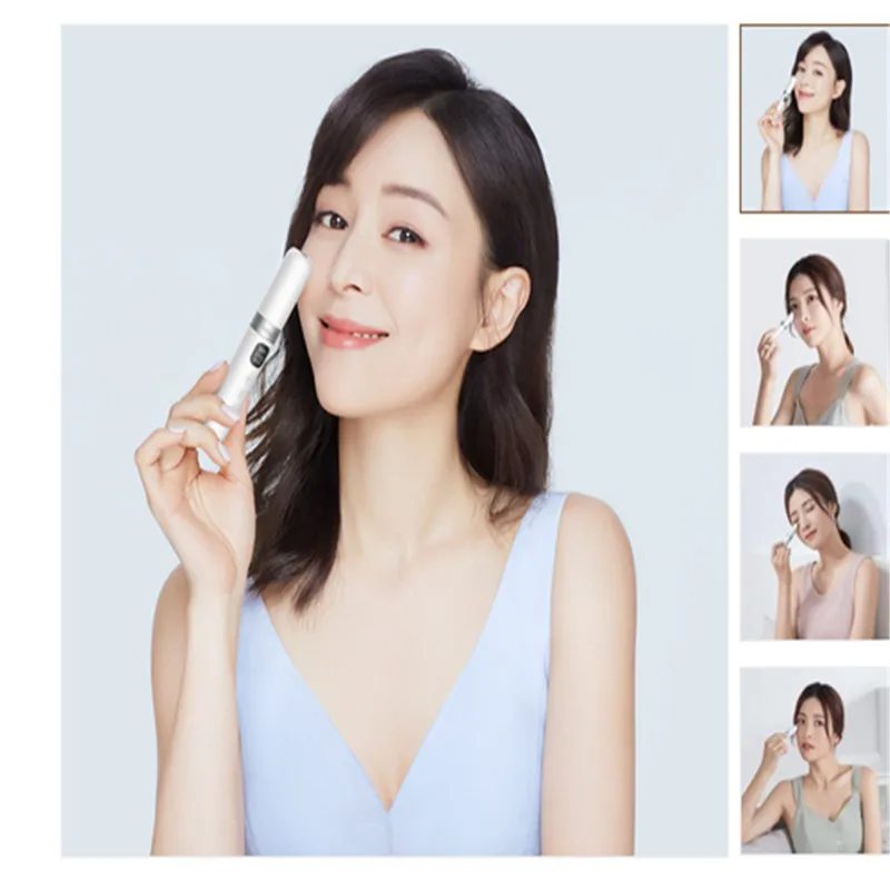 

Eye Massager Wand LCD Display White Light Eye Beauty Massage Stick Heated Magnetic Vibration Eyes Care Anti Wrinkles Eyes Care