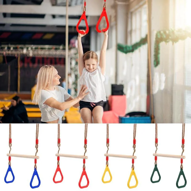 Enfants Fitness jouets adultes enfants anneaux balançoire aire de jeux volants anneaux de gymnastique balançoire vol tirer vers le haut Sports en plein air salle de sport intérieure balançoire