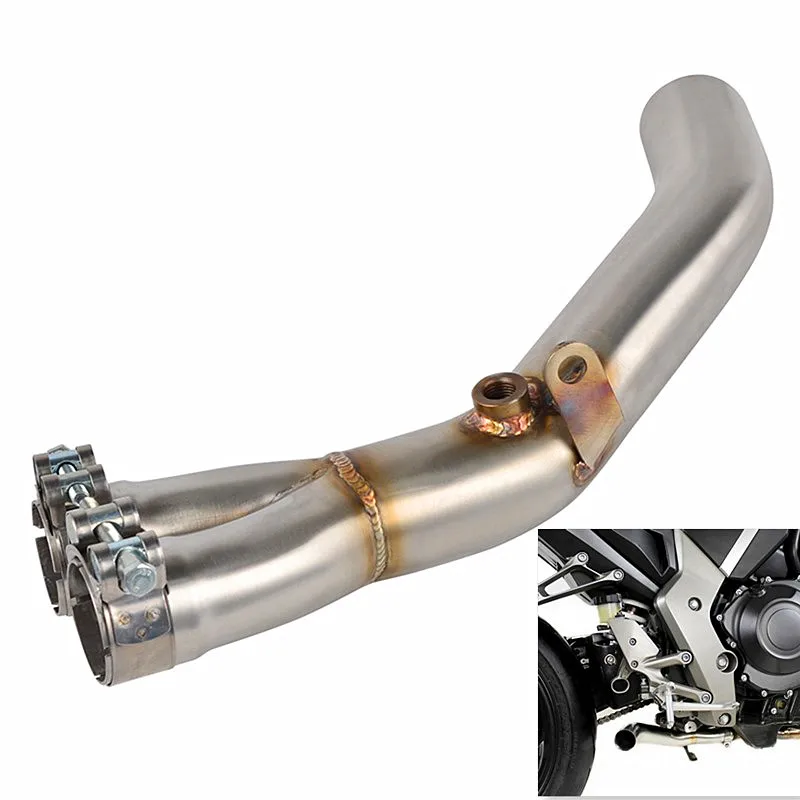 Выхлопная труба из нержавеющей стали для мотоцикла Honda CB1000R CB 1000R 1000 R 2008 2016 2015 2014 2013