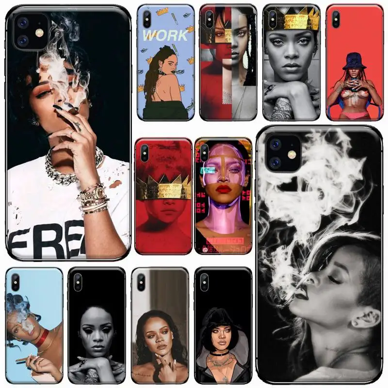 

Rihanna Anti Travail Drake Phone Case for iPhone 11 12 pro XS MAX 8 7 6 6S Plus X 5S SE 2020 XR
