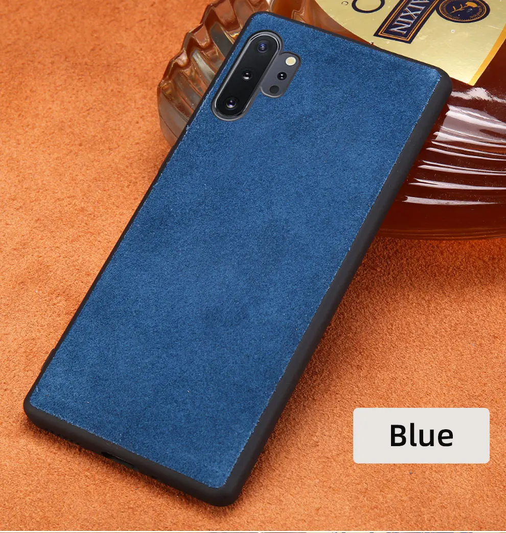 Настоящая ворсистая коровья кожа чехол для телефона для samsung galaxy Note 10 8 9 Примечание 10 плюс A50 A70 A80 A60 A30 A8 A9 A7 S7 S8 S9 S10 плюс