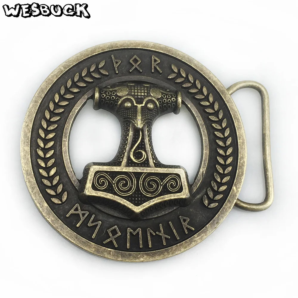 WesBuck брендовая Высококачественная крутая Мужская металлическая пряжка для ремня
