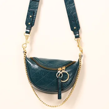 

2020 Fashion purse Waist bags Designer women chest bag fanny pack for women Real Leather shoulder bag Waist Pack female Belt Bag