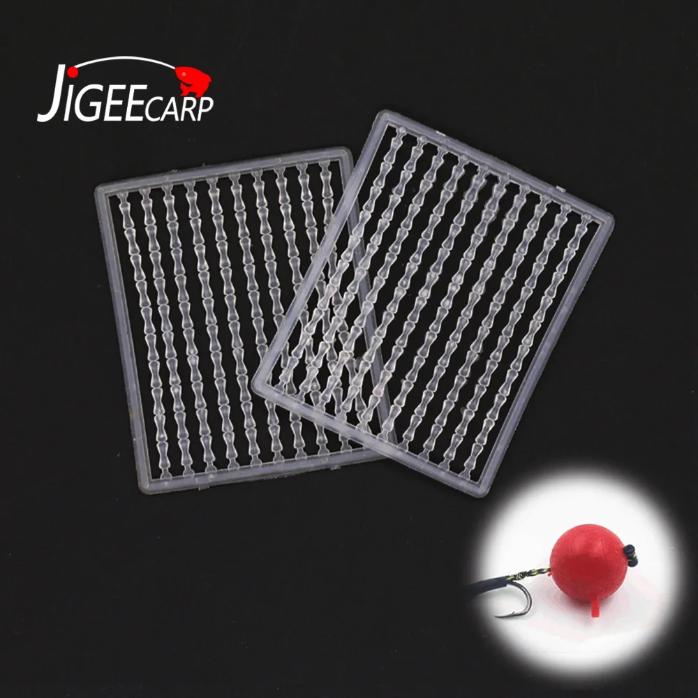 主图--JIGEECARP-2-5-10-Cards-Carp-Fishing-Boillie-Stops-Hair-Rig-Stop-Soft-Rigid-Bait-Holder