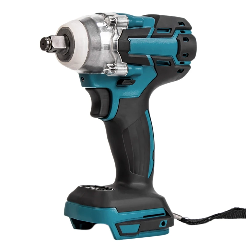 Electric Brushless Impact Wrench Rechargeable 1/2 Socket Cordless Without Battery For Makita 18V | Инструменты