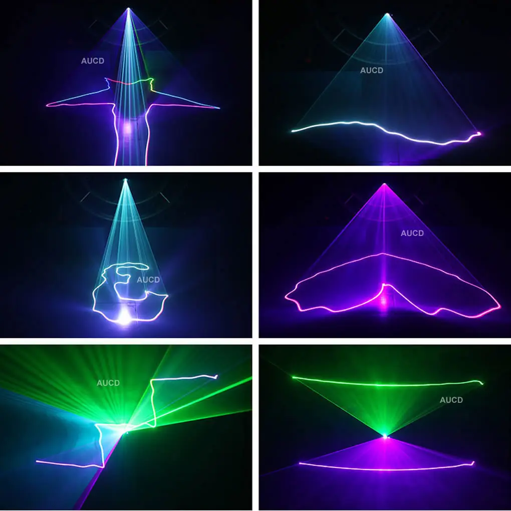 Цветная (RGB лазерный проектор мерцающий светильник s DMX Звук Ночная музыка для