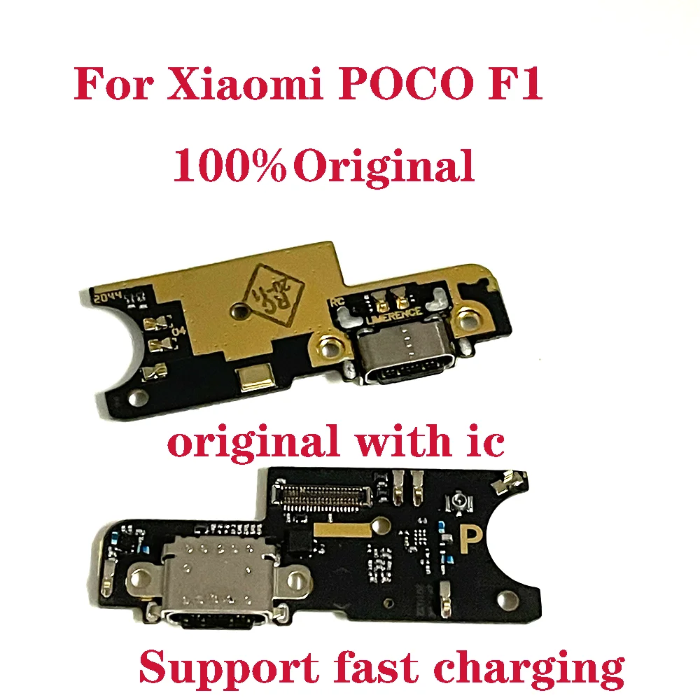 Оригинальный Новый зарядный USB-порт для Xiaomi Pocophone F1 / Poco гибкий кабель док-станция