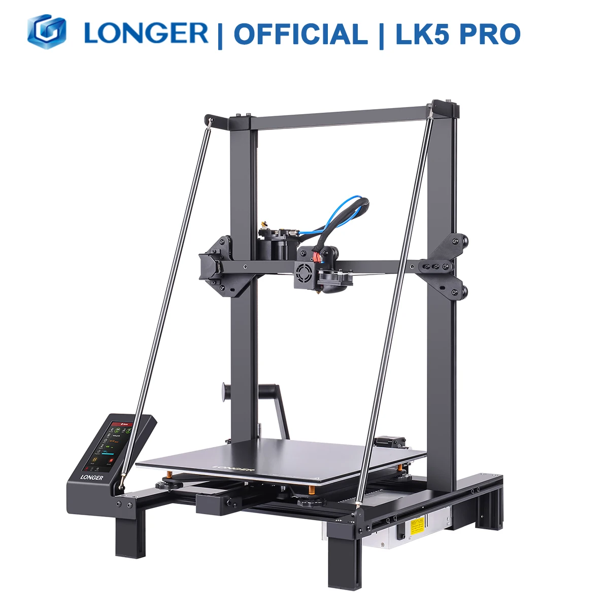 3D-принтер LONGER LK5 Pro FDM большой размер 300*300*400 мм треугольный дизайн TMC2208 драйвер