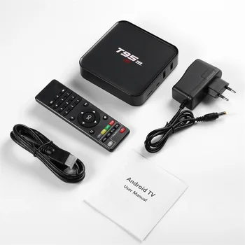 

mini Android 6.0 Smart tv box 2.4G Wifi S905 Quad Core H.265 4K HD Netflix Media wifi Player 64 bit Android TV Box T95M