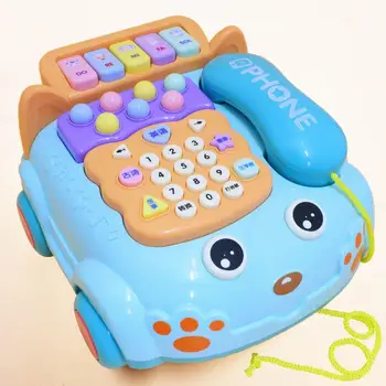 

Simulation Children's Toy Phone Toy Landline Story English Training Brain Game Early Education Gopher Game Children Gift