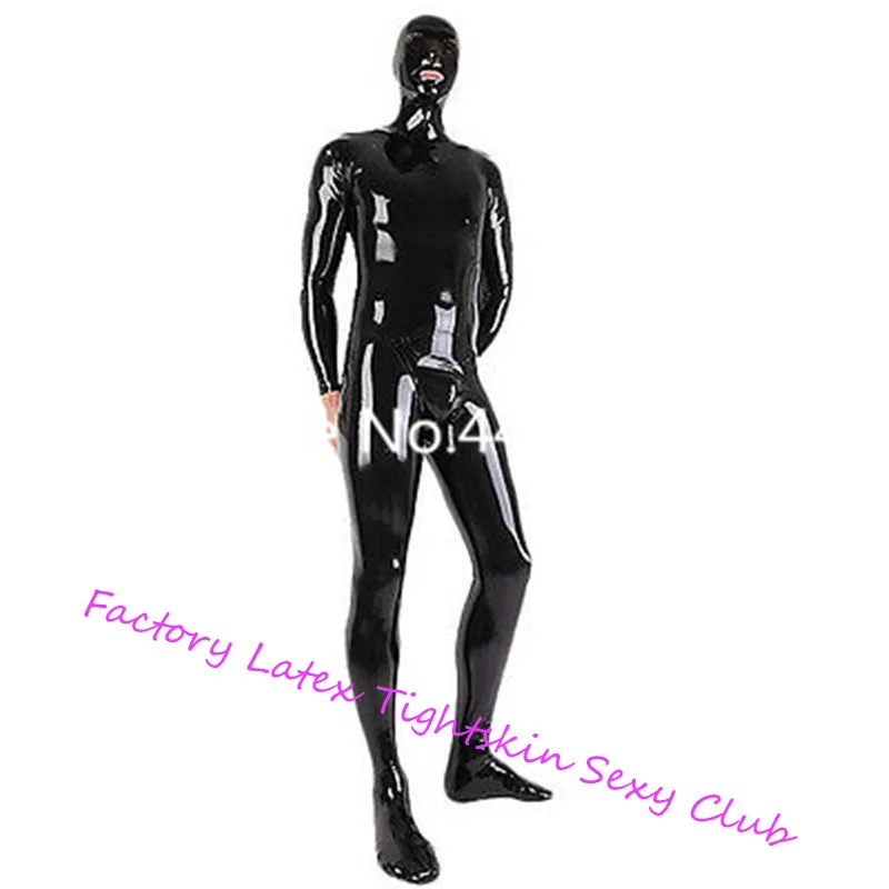 Latex Rubber Bodysuits With Hoods Mask&socks Latex Rubber Full