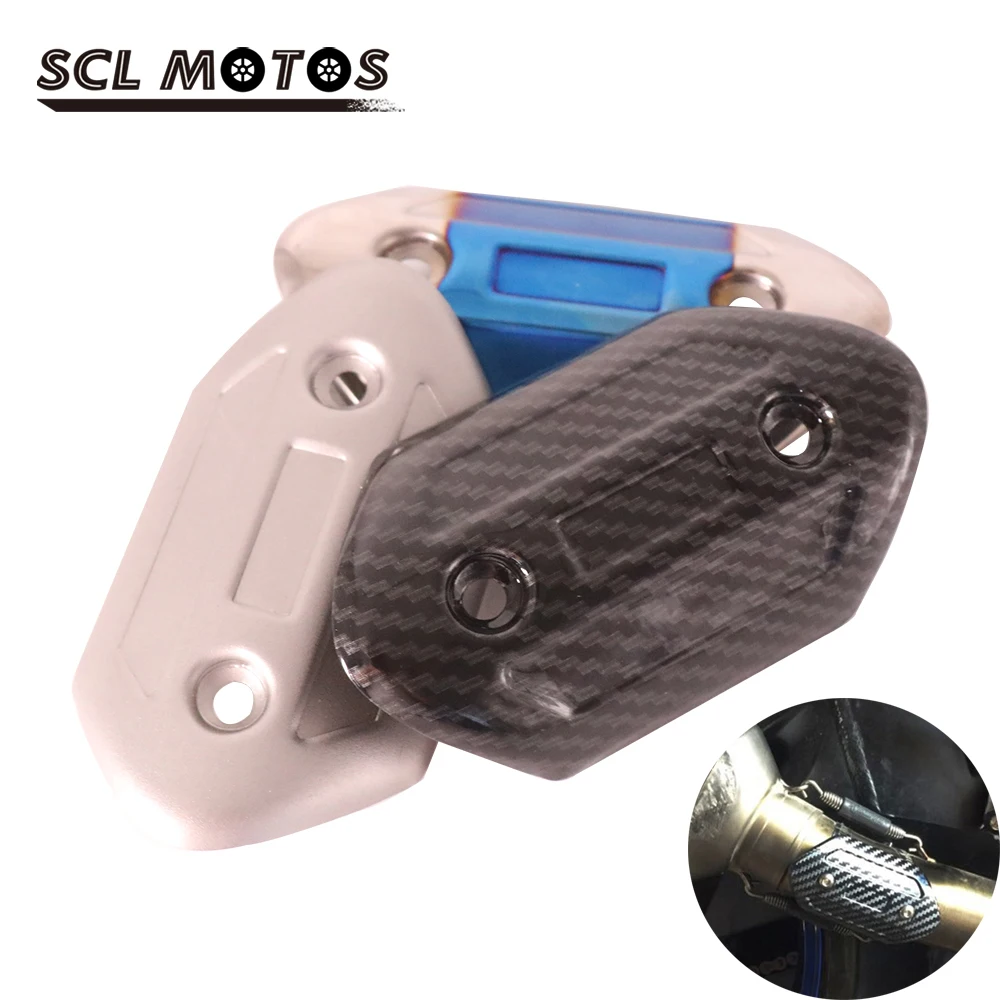SCL MOTOS Универсальный мотоциклетный выхлопной глушитель из нержавеющей стали