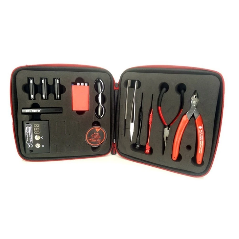 Coil Master DIY Kit E-Cigarette DIY Tool Kit E-Cig Accessories Tool All-in-one Vape Device Rebuild RDA RDTA RTA Tank Atomizer