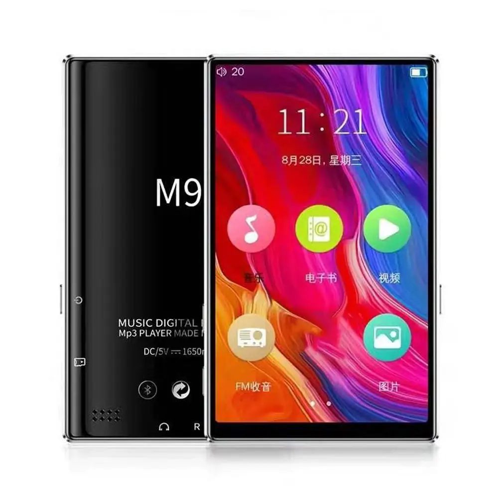 M9 беспроводной MP4 плеер с динамиком сенсорный экран 4 дюйма HD HIFI 8 Гб Музыка MP3