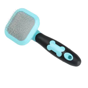 

Pet Comb with Handle Remove Hair Unhitch Grooming Tool Easy to Use Pet Fur and Lint for Dog Size S (Blue)