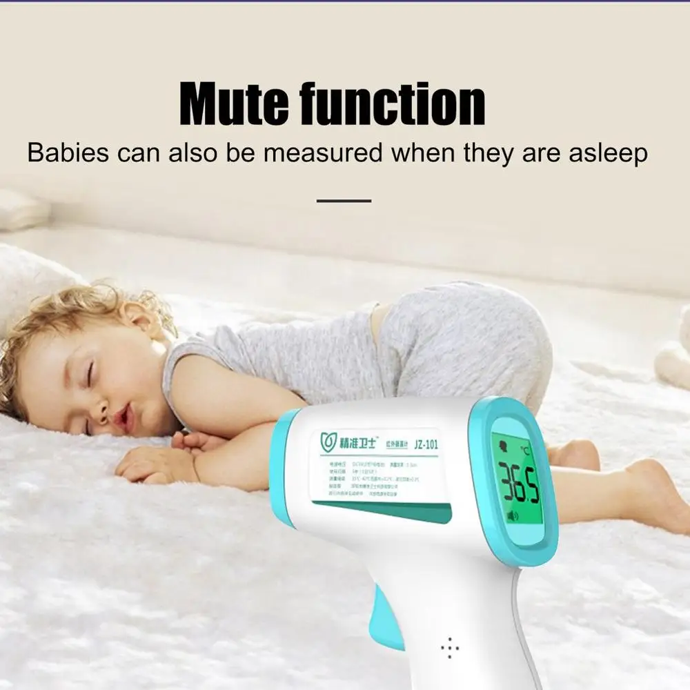 

Forehead Non Contact Infrared Baby Thermometer LCD Body Temperature Fever Digital IR Measurement Tool Gun for Baby Adult