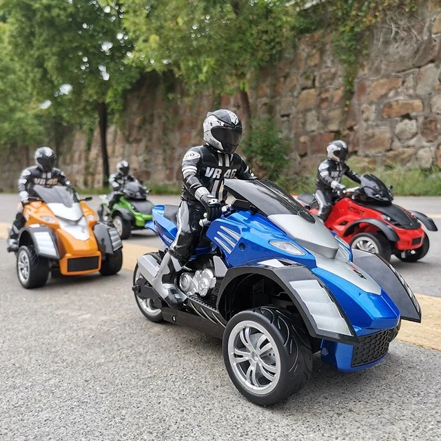 2.4GHz  Remote Control stunt motorbike 25KM/H High Speed remote control Racing drift Car with flash light Motorcycle Kid Gifts 4