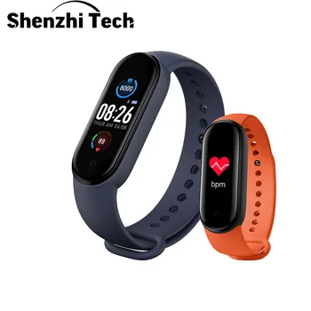 

M5 Smart Band M5 Smart Bracelet Fitness Tracker Wristband Color Screen Heart Rate Pressure Monitor Sports Smart Watch Men