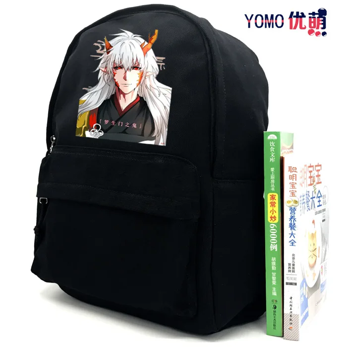 

Anime Peripheral The Yin Yang Master Men And Women High Students Canvas Backpack Casual Fashion College Style Backpack