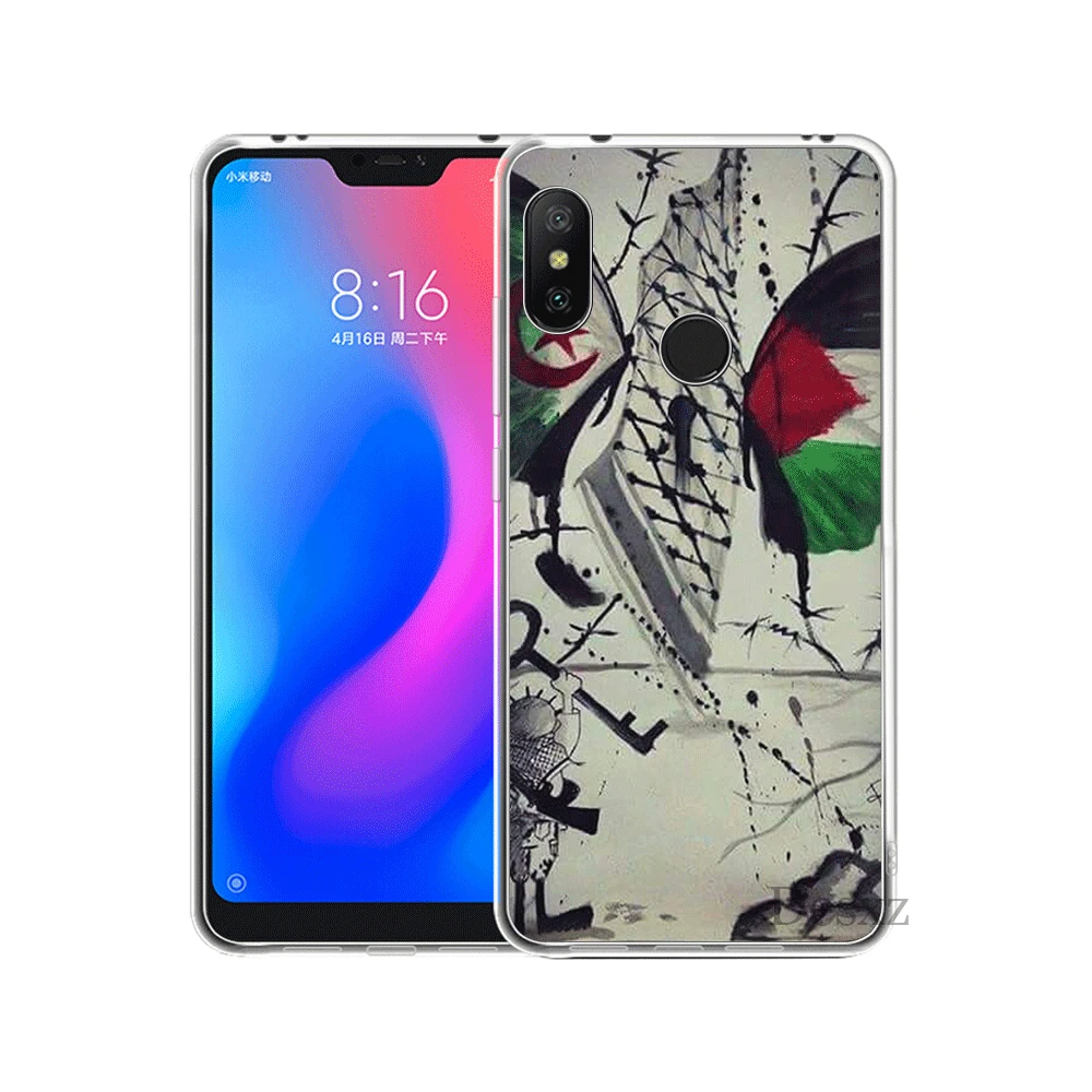 Mobile Phone Case For Xiaomi Mi F1 9 9T MAX 3 A3 Pro CC9 CC9E 5 5S 6 Mix 2S 8 A1 A2 5X 6X Lite Hard Cover Algeria Flag - Цвет: H4
