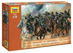 

Сборные солдатики ZVEZDA 1:72 - Черные гусары Фридриха Великого