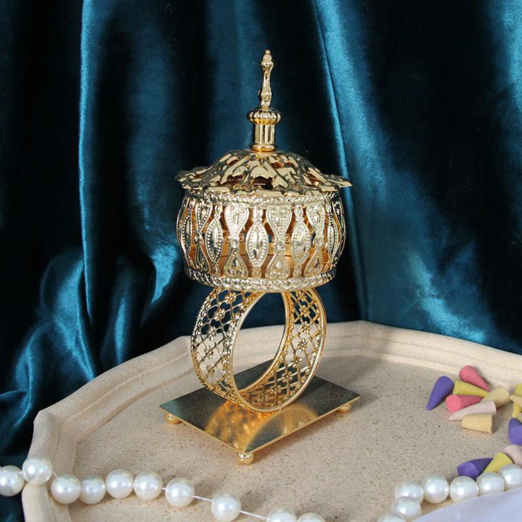 Large Incense Burners Censer Buddhism Home Tea House Yoga Studio Hotel Decor 24.5x14.5cm