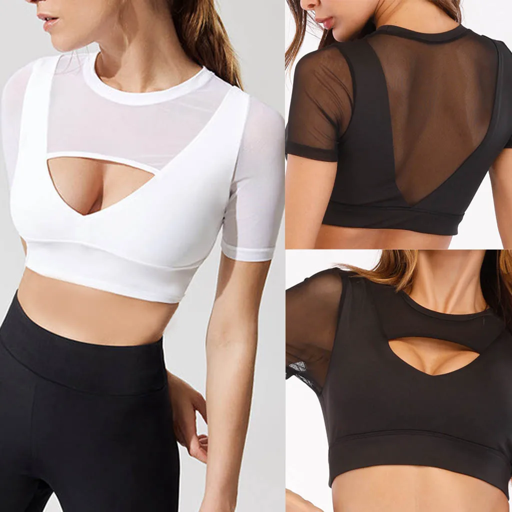 

New Arrival Top Women Sports Bra Cross Ring-free Sports Underwear Yoga Fitness Shock-proof Tops feminino#40